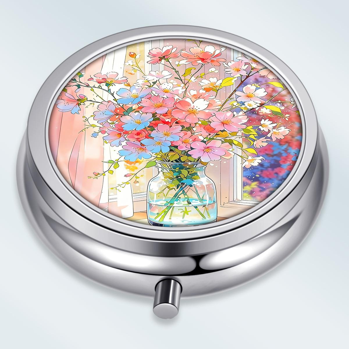 Portable Pill Box with 3 Compartments, Mini Metal Medicine Organizer Case, Cute Printed Pill Container for Vitamins, Pills, Jewelry, Travel, Daily Use разноцветный
Portable Pill Box with 3 Compartments, Mini Metal Medicine Organizer Case, Cute Printed Pill Container for Vitamins, Pills, Jewelry, Travel, Daily Use разноцветный
