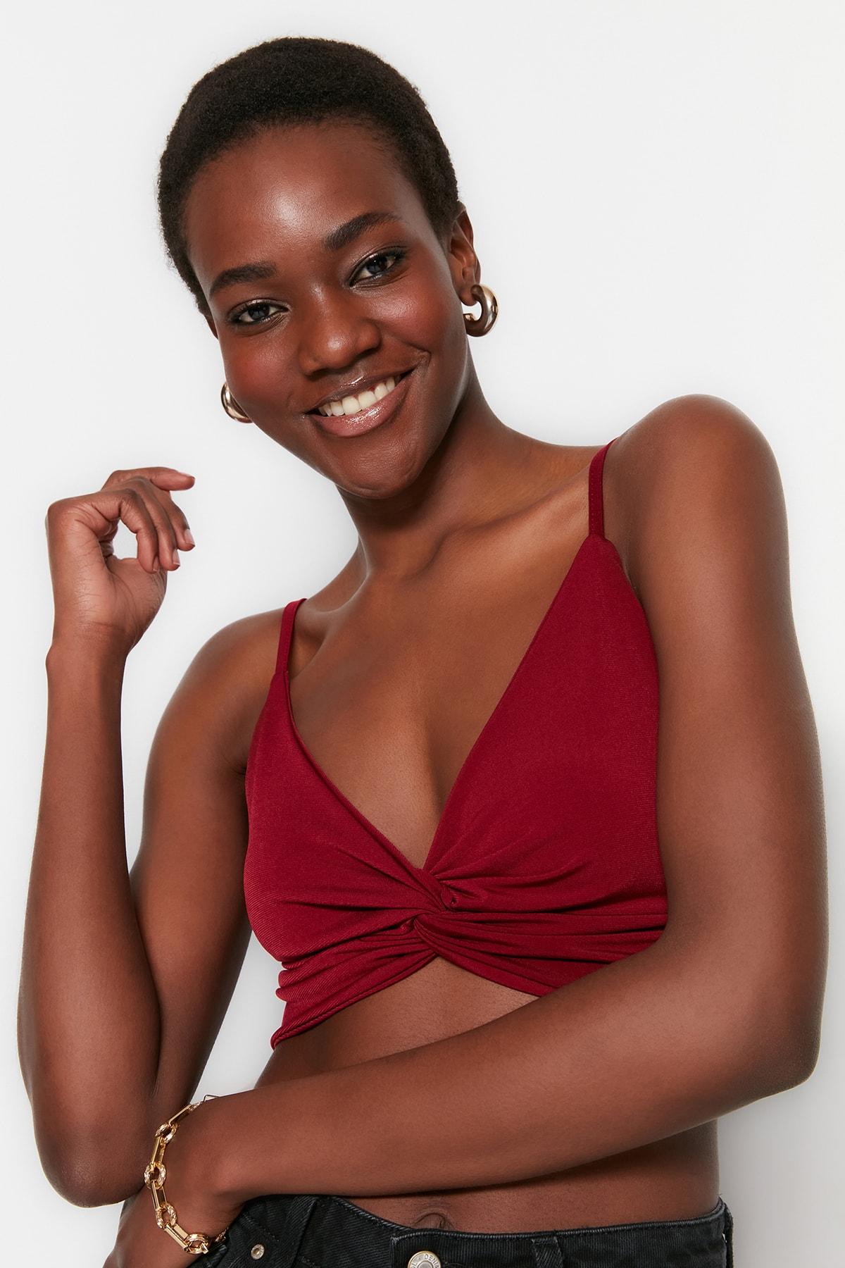 Блузка - Бордовый - Slim fit
Блузка - Бордовый - Slim fit