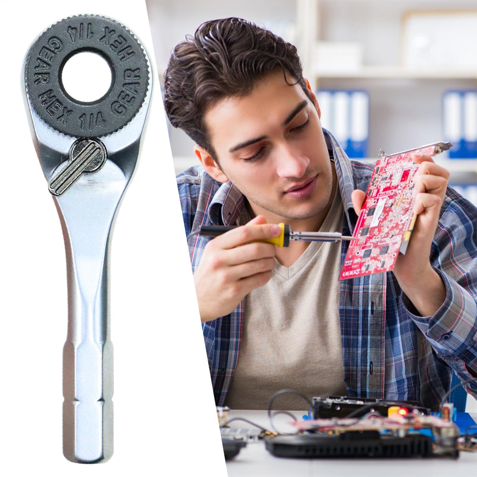 Mini Ratchet Wrench Furniture Assembly Supplies Portable Ratcheting Wrench For Bicycle Electronics Car Campers RV Technicians China Mainland
Mini Ratchet Wrench Furniture Assembly Supplies Portable Ratcheting Wrench For Bicycle Electronics Car Campers RV Technicians China Mainland
