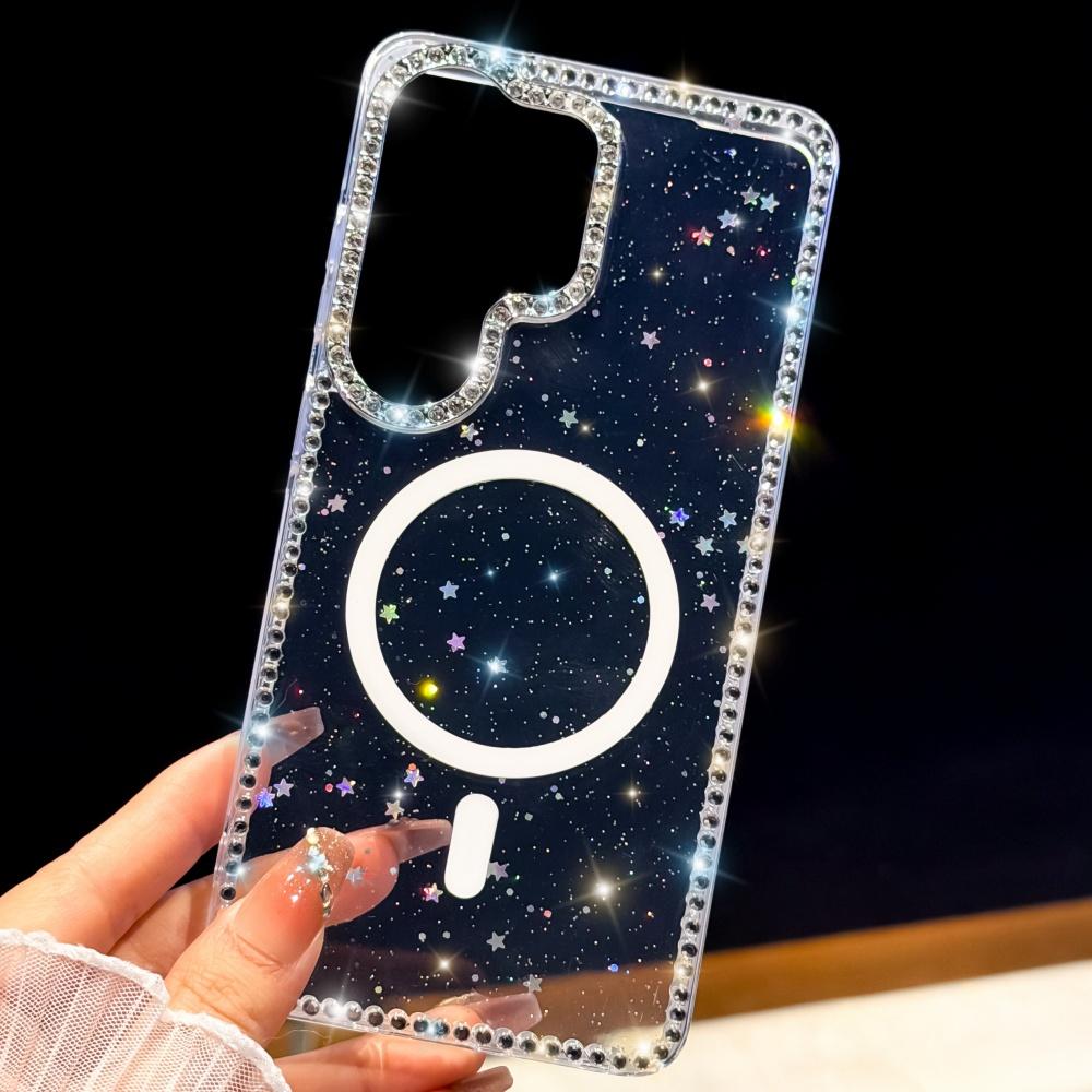 Bling Diamond Glitter Case For Samsung Galaxy S26 Ultra S25 S24 Plus FE S23 Ultra Magnetic For MagSafe Shining Heart Stars Cover Galaxy S24 Ultra
Bling Diamond Glitter Case For Samsung Galaxy S26 Ultra S25 S24 Plus FE S23 Ultra Magnetic For MagSafe Shining Heart Stars Cover Galaxy S24 Ultra
