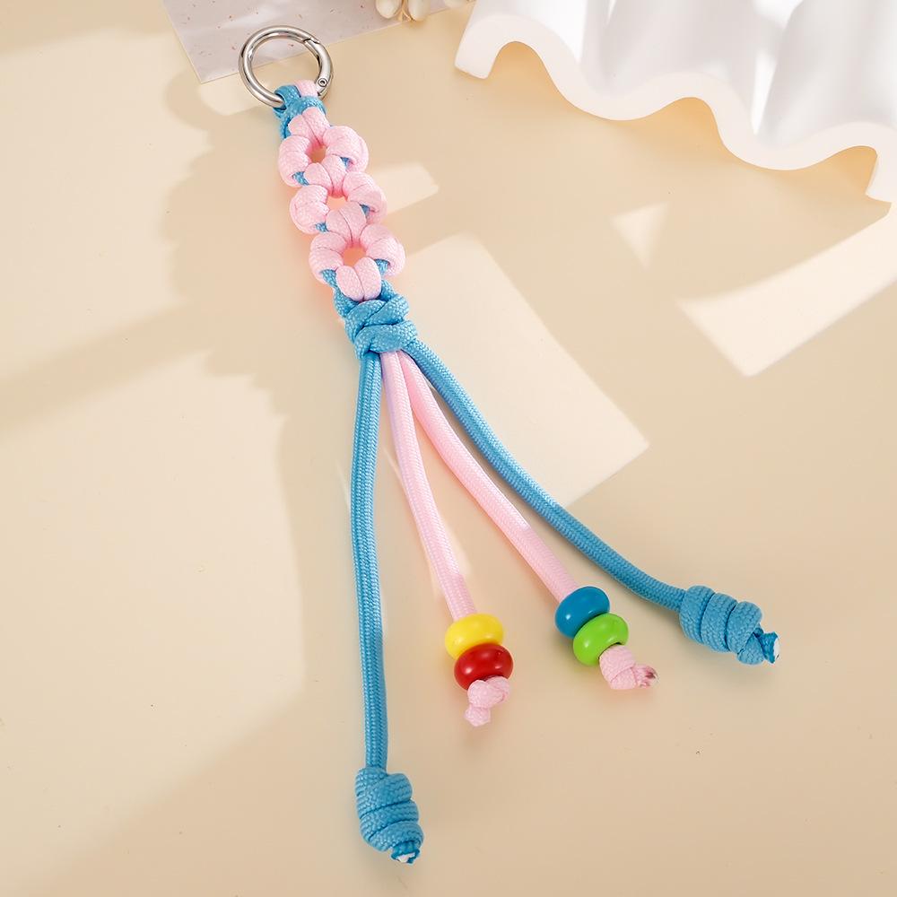 Dopamine flower mobile phone pendant, hand-woven nylon string with beads mobile phone hanger cord
Dopamine flower mobile phone pendant, hand-woven nylon string with beads mobile phone hanger cord