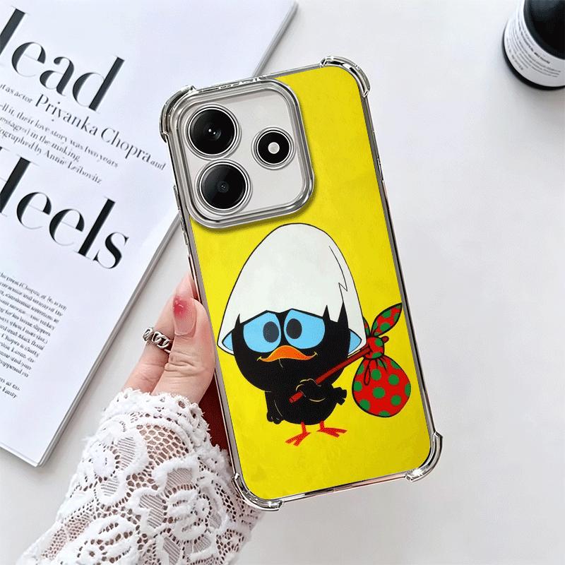 Calimero Cute Cartoon Duck Soft Phone Case For Xiaomi Redmi Note 14 15 Pro Plus 13 12 11S 11T 5G 10 9S 9 Plating Anti-Fall Funda Redmi Note 12 Pro 4G
Calimero Cute Cartoon Duck Soft Phone Case For Xiaomi Redmi Note 14 15 Pro Plus 13 12 11S 11T 5G 10 9S 9 Plating Anti-Fall Funda Redmi Note 12 Pro 4G
