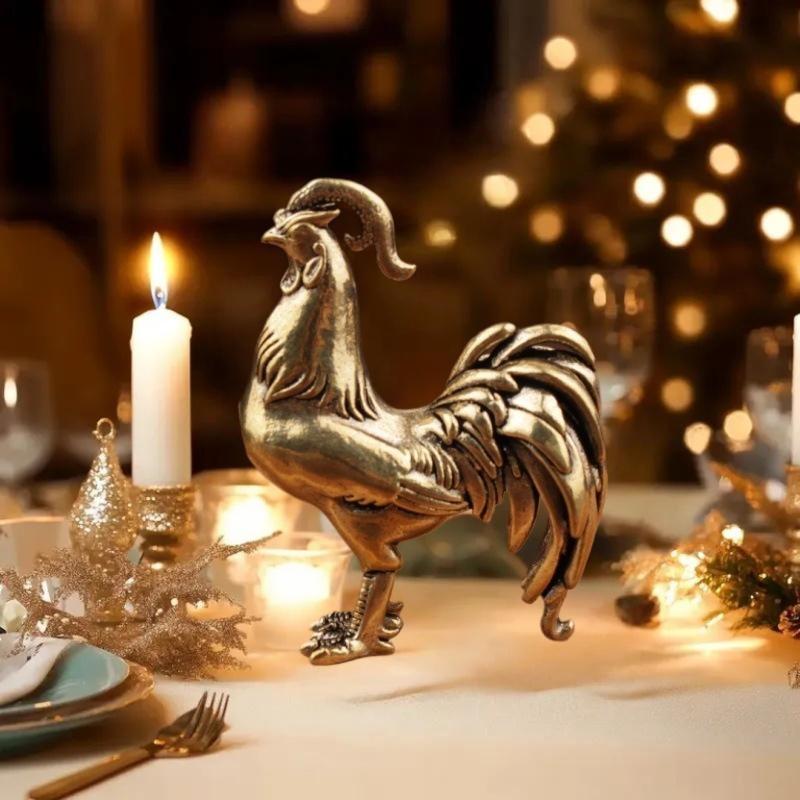 1 Piece Sun Rooster Home Tabletop Tea Pet Ornament Brass Retro Zodiac Rooster Decoration For Home Office Gift one size
1 Piece Sun Rooster Home Tabletop Tea Pet Ornament Brass Retro Zodiac Rooster Decoration For Home Office Gift one size