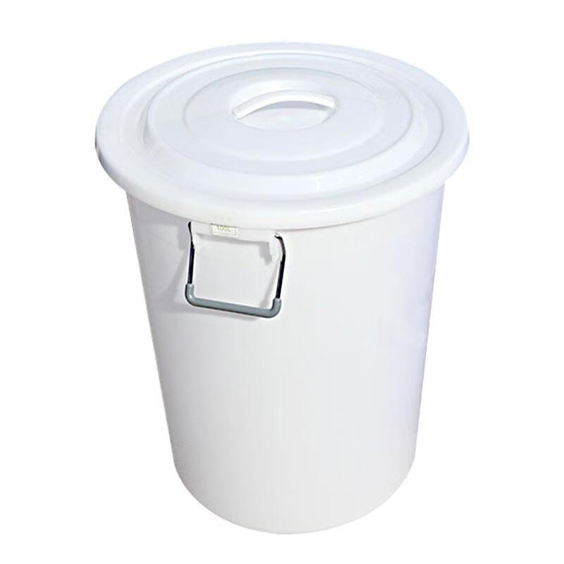 160L White Thickened Plastic Storage Bucket with Lid
160L White Thickened Plastic Storage Bucket with Lid