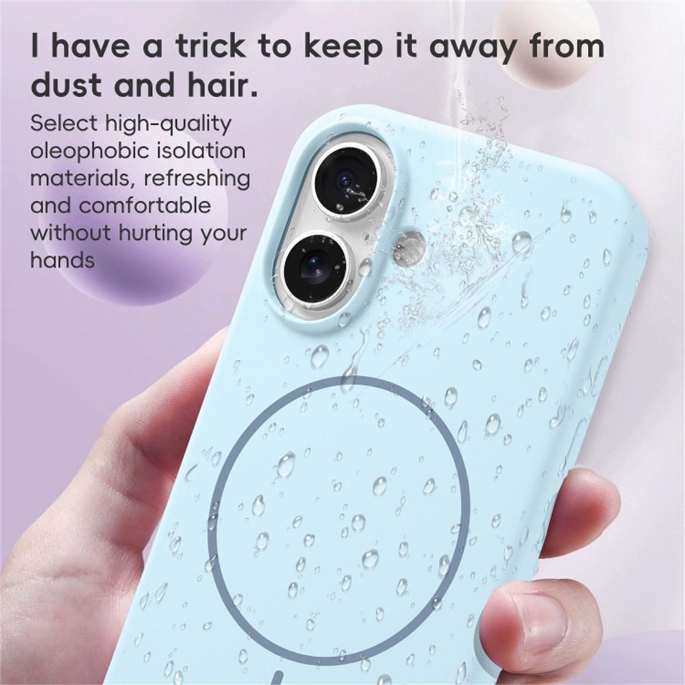 For iPhone 16 Plus Case Compatible with MagSafe Liquid Silicone Anti-Drop Phone Cover Blue
For iPhone 16 Plus Case Compatible with MagSafe Liquid Silicone Anti-Drop Phone Cover Blue