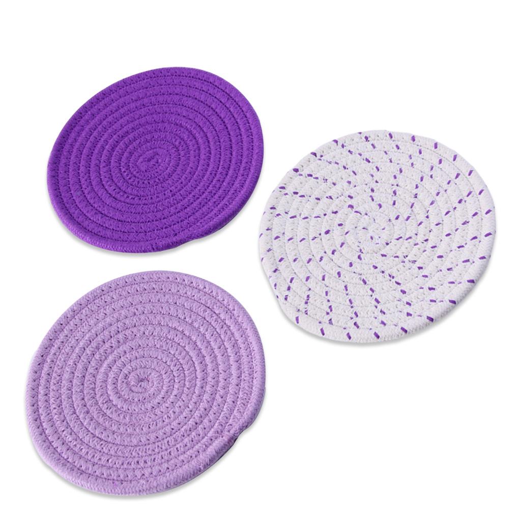 Anti-scalding Table Mat Round Pot Heat-insulation Braided Cotton Plate Pad Washable Dining Placement Kitchen Parties Holiday 3pcs/set pink
Anti-scalding Table Mat Round Pot Heat-insulation Braided Cotton Plate Pad Washable Dining Placement Kitchen Parties Holiday 3pcs/set pink