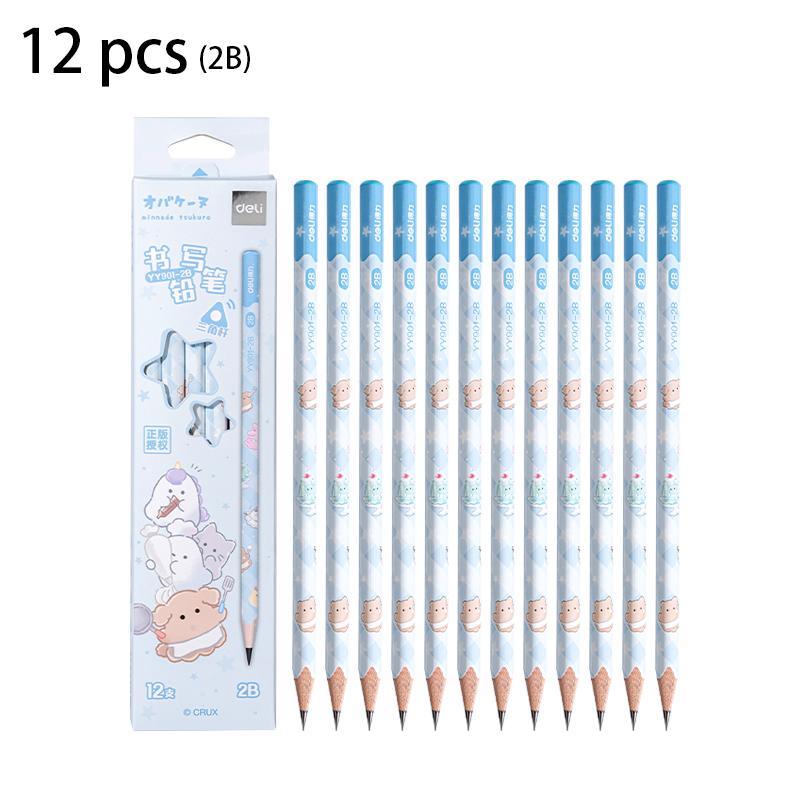 Deli 12pcs 2B/HB Wooden Pencil Art Exam Sketch Painting Drawing Pencils School Supplies Office Supplies Stationery Gift
Deli 12pcs 2B/HB Wooden Pencil Art Exam Sketch Painting Drawing Pencils School Supplies Office Supplies Stationery Gift