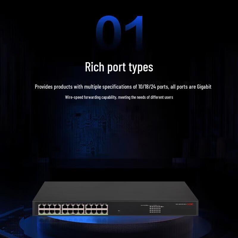 H3C MS4100-24G-LI 24-Port Gigabit Ethernet Switch
H3C MS4100-24G-LI 24-Port Gigabit Ethernet Switch