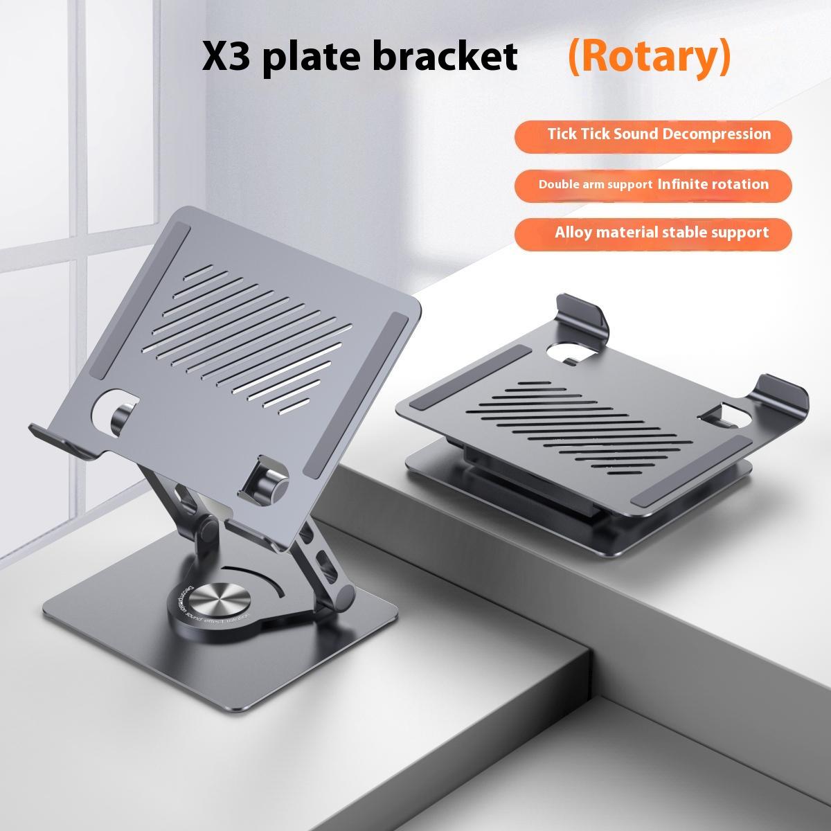 X3 360 Degree Rotating Folding Tablet Holder Heat Dissipation Desktop Phone Bracket Black
X3 360 Degree Rotating Folding Tablet Holder Heat Dissipation Desktop Phone Bracket Black