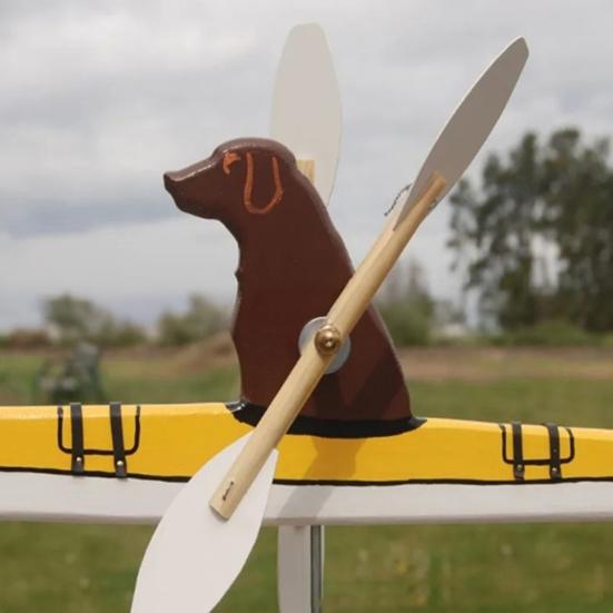 Yousheng Kayaking Labrador Wind Spinner Labrador Kayak Whirligig Garden Decor Dog Windmill Artistic Pinwheel for Lawn Yard Decoration жовтий
Yousheng Kayaking Labrador Wind Spinner Labrador Kayak Whirligig Garden Decor Dog Windmill Artistic Pinwheel for Lawn Yard Decoration жовтий