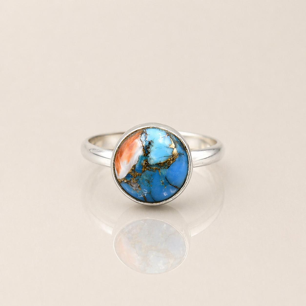 Oyster Turquoise Ring, 925 Sterling Silver Round Gemstone Ring, Boho Statement Turquoise Ring, Minimalist Handmade Jewelry 12 срібний
Oyster Turquoise Ring, 925 Sterling Silver Round Gemstone Ring, Boho Statement Turquoise Ring, Minimalist Handmade Jewelry 12 срібний