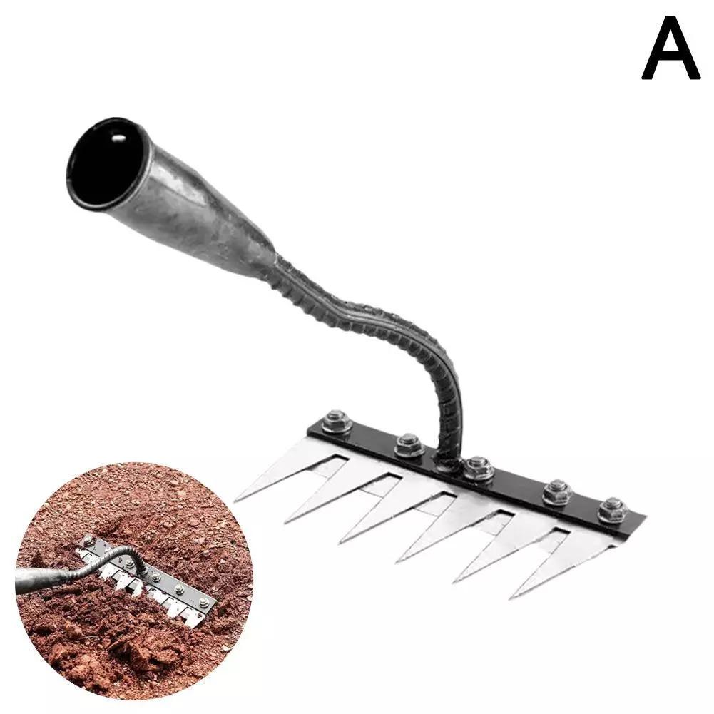 6/7/8 Teeth Carbon Steel Garden Weeding Rake, Garden Rakes Metal Heavy Duty O2 KTY 6-teeth
6/7/8 Teeth Carbon Steel Garden Weeding Rake, Garden Rakes Metal Heavy Duty O2 KTY 6-teeth
