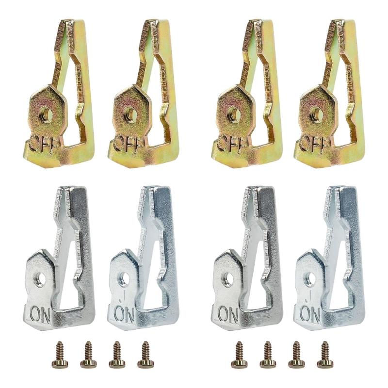 4Pairs Replacement Toggle for 156T1978A Timer Switches Quickly Installation and Durability Metal 1
4Pairs Replacement Toggle for 156T1978A Timer Switches Quickly Installation and Durability Metal 1