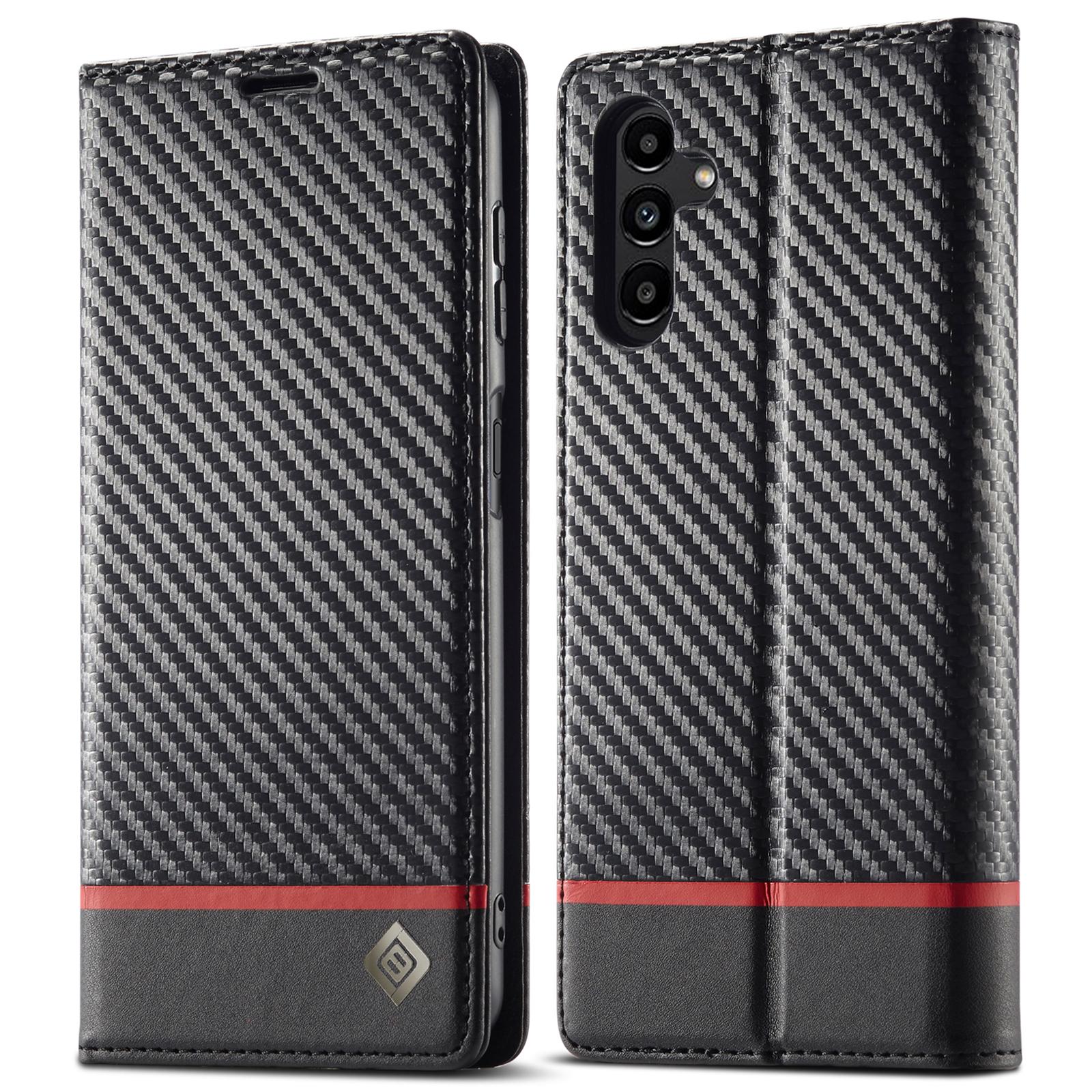 LC.IMEEKE For Samsung Galaxy A56 5G Case Carbon Fiber Texture Phone Cover Stand Card Holder B
LC.IMEEKE For Samsung Galaxy A56 5G Case Carbon Fiber Texture Phone Cover Stand Card Holder B