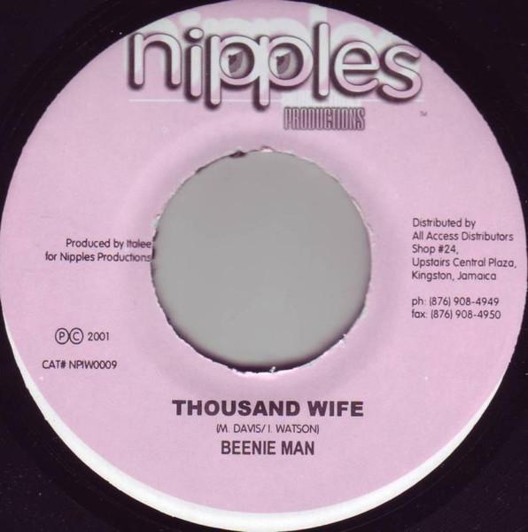 7inch Record BEENIE MAN - Thousand Wife NPIW0009 Nipples Product Jamaica Reggae, Ska & Dub Used
7inch Record BEENIE MAN - Thousand Wife NPIW0009 Nipples Product Jamaica Reggae, Ska & Dub Used