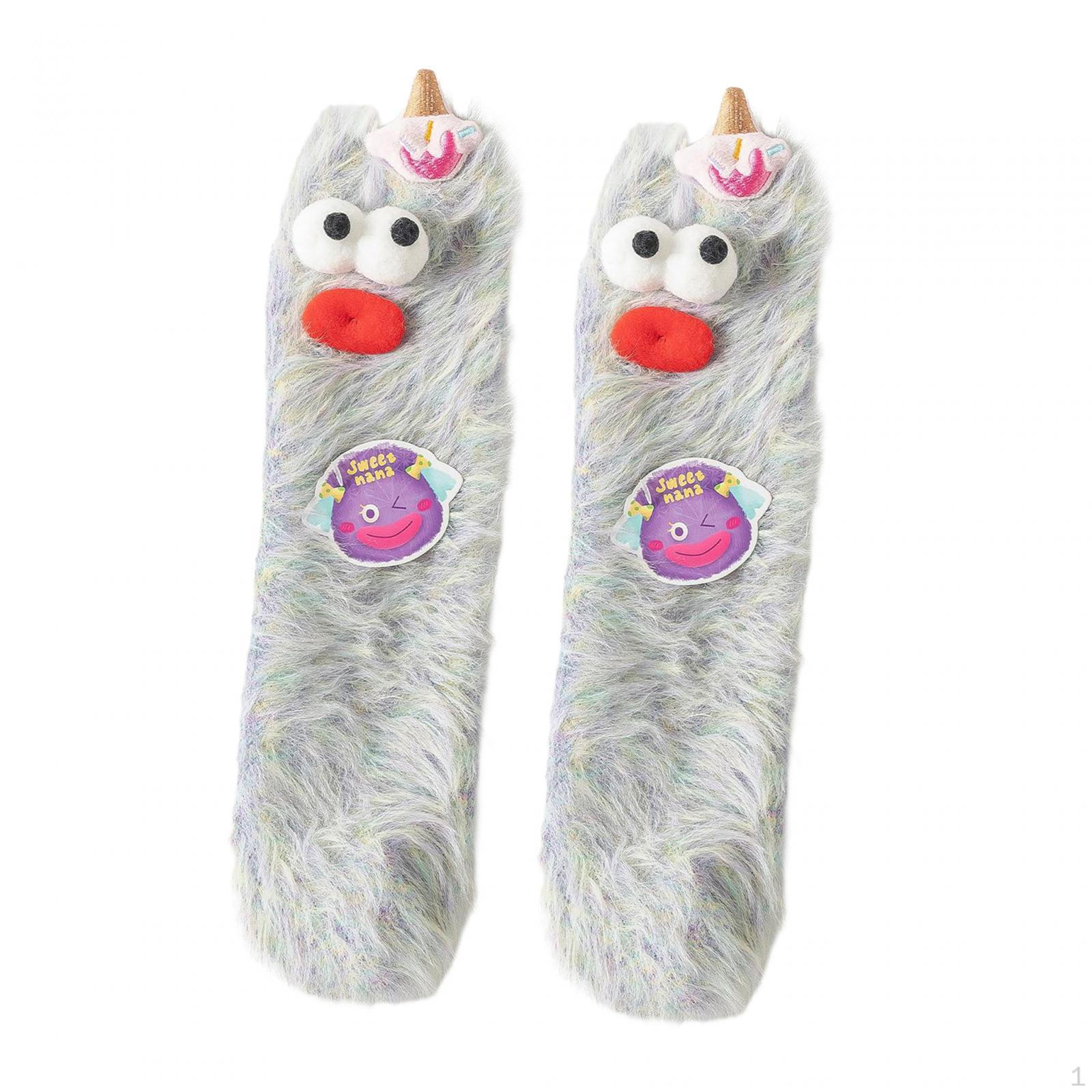 Женские нечеткие носки, плюшевые носки-тапочки, кровать с персонажем мультфильма
Женские нечеткие носки, плюшевые носки-тапочки, кровать с персонажем мультфильма