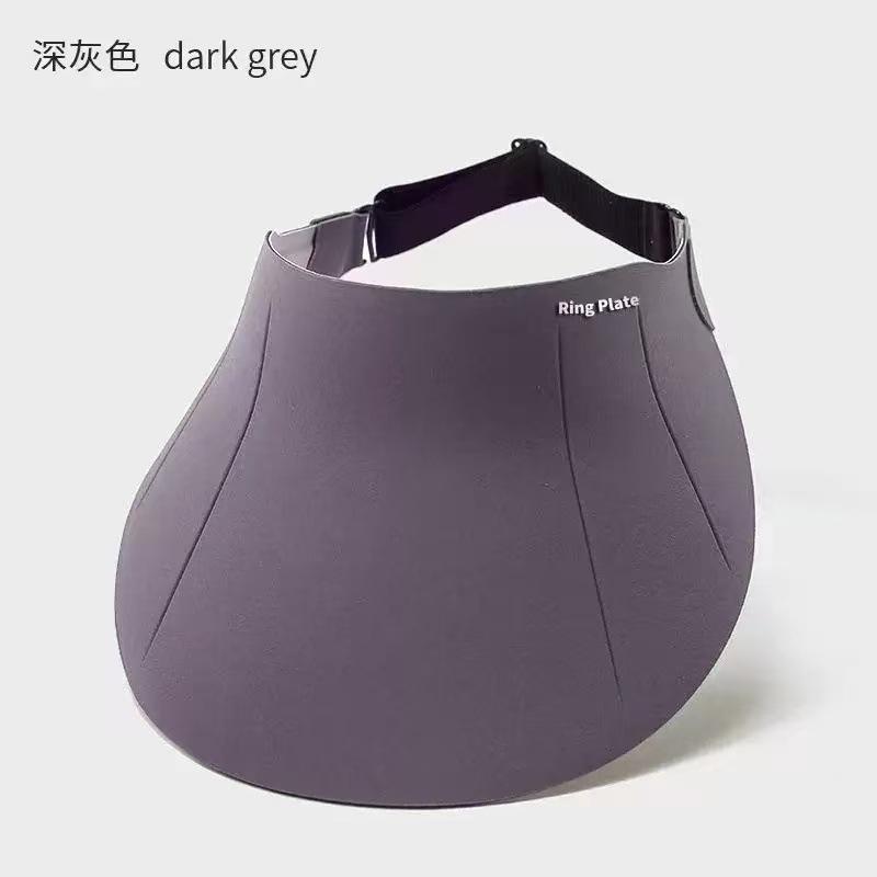 Seamless Double-Sided Visor Cap with Foldable Design Large Brim Wide Headband Open Top Hats For Women for UV Protection Sunhat 54-60cm темно-сірий
Seamless Double-Sided Visor Cap with Foldable Design Large Brim Wide Headband Open Top Hats For Women for UV Protection Sunhat 54-60cm темно-сірий