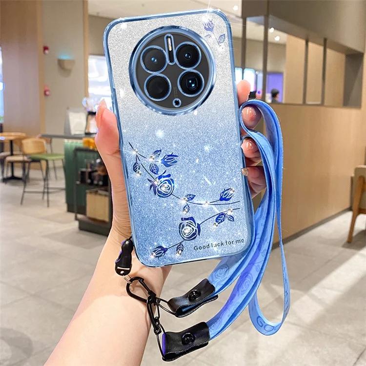 Для Huawei Mate 50 Pro 4G Rhinestone Flower Phone Case Fashion Gradient Glitter TPU Cover с ремешком
Для Huawei Mate 50 Pro 4G Rhinestone Flower Phone Case Fashion Gradient Glitter TPU Cover с ремешком