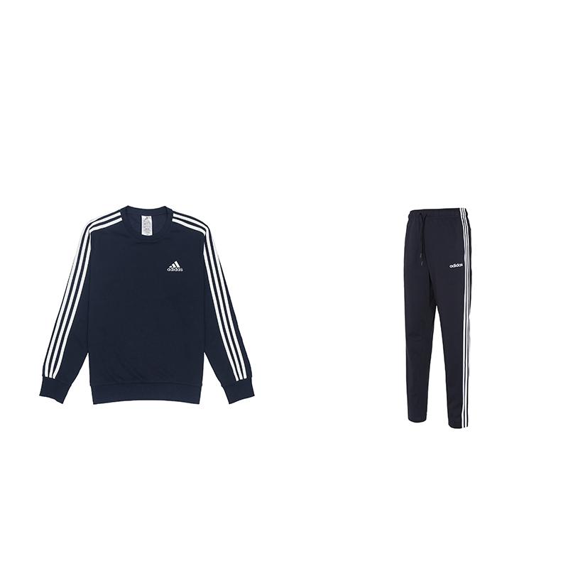 Adidas Striped Long Sleeve Crew Neck Drawstring Pants Casual Sports Set Unisex Sets GK9079+DU0457 S
Adidas Striped Long Sleeve Crew Neck Drawstring Pants Casual Sports Set Unisex Sets GK9079+DU0457 S