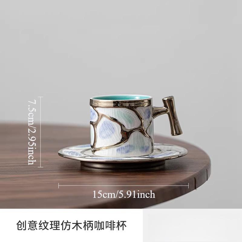 Texture Coffee Cup European Afternoon Teacup Set Ceramic Minimalist Milk Cup Coffee Cup and Saucer Drinking Utensils Coffeeware
Texture Coffee Cup European Afternoon Teacup Set Ceramic Minimalist Milk Cup Coffee Cup and Saucer Drinking Utensils Coffeeware
