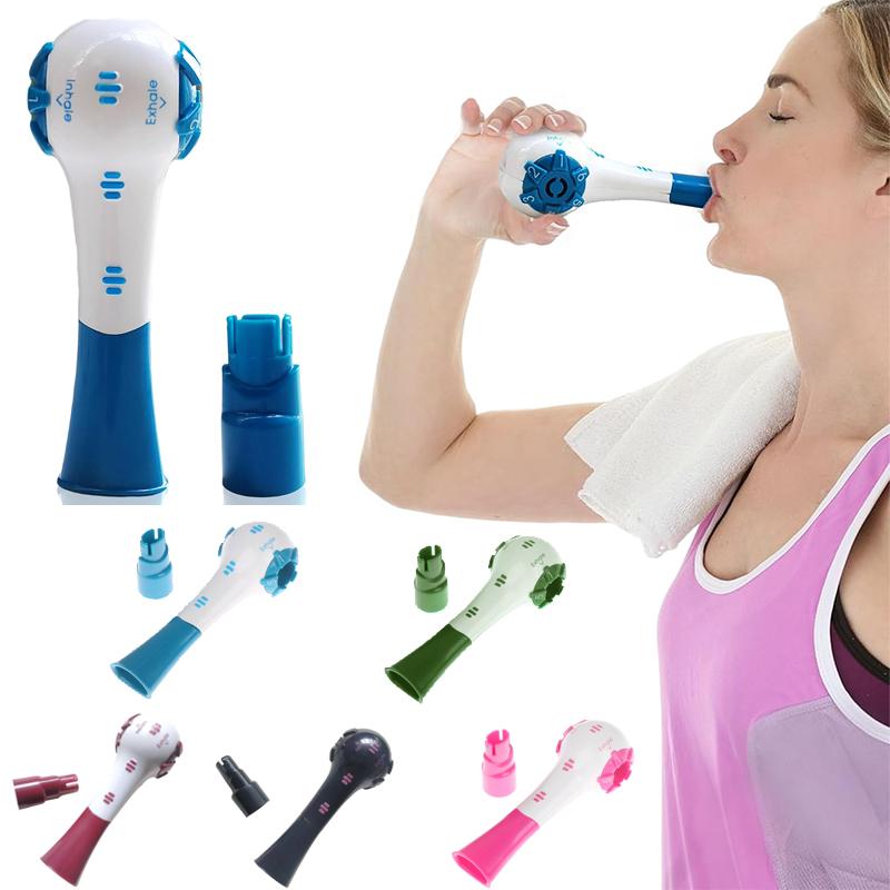 Breathing Trainer Adjustable Resistance Handheld Lung Expansion Training Tool Increase Lung Capacity Running Abdominal Exerciser
Breathing Trainer Adjustable Resistance Handheld Lung Expansion Training Tool Increase Lung Capacity Running Abdominal Exerciser