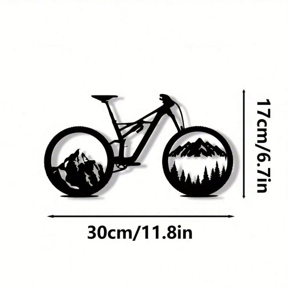 Black Metal Mountain Bike Wheel Wall Art Nature Inspired Decor for Living Room Garage Office Modern Home Gift for Cycling Enthusiasts
Black Metal Mountain Bike Wheel Wall Art Nature Inspired Decor for Living Room Garage Office Modern Home Gift for Cycling Enthusiasts