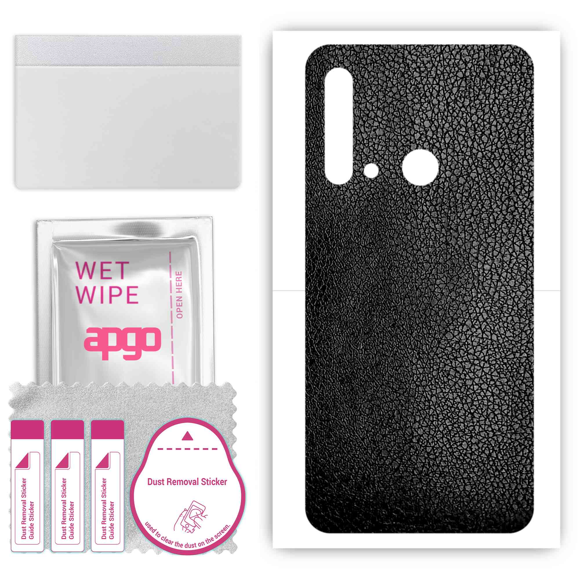 Apgo Protective Skin Sticker для задньої панелі, сумісний з Huawei P20 lite (2019 р), Плівка, фольга, вініл – чорна шкіра з візерунком
Apgo Protective Skin Sticker для задньої панелі, сумісний з Huawei P20 lite (2019 р), Плівка, фольга, вініл – чорна шкіра з візерунком