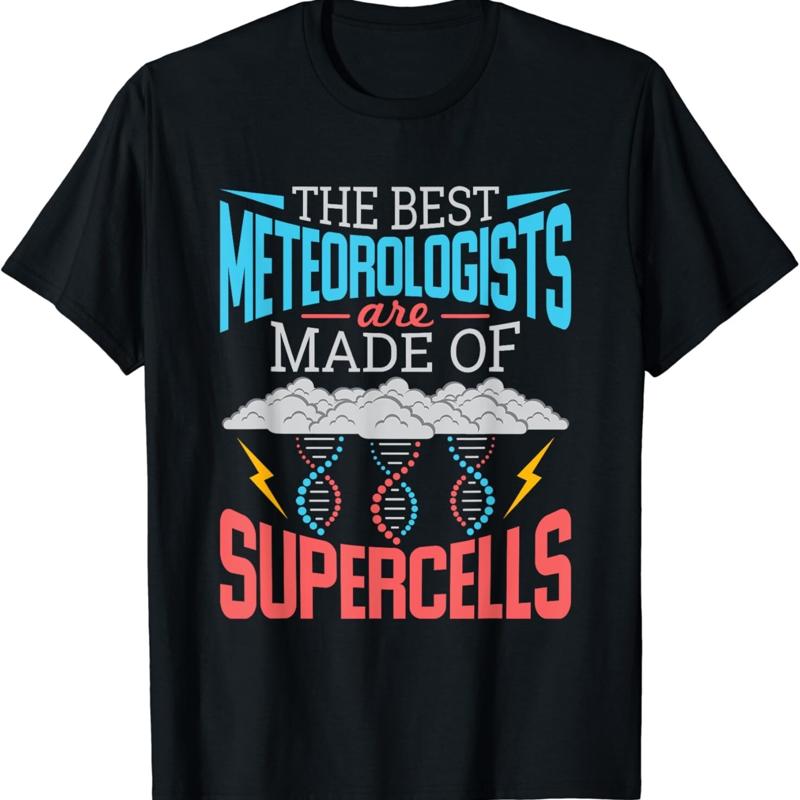 Weather Pun Funny Best Meteorologists Made of Supercells T Shirt 5XL різнокольоровий
Weather Pun Funny Best Meteorologists Made of Supercells T Shirt 5XL різнокольоровий