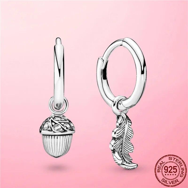 Серьги-гвоздики из серебра 925 пробы с сосновыми шишками и листьями деревьев для женщин, прозрачные модные серьги с цирконием, серебряные ювелирные изделия, подарок
Серьги-гвоздики из серебра 925 пробы с сосновыми шишками и листьями деревьев для женщин, прозрачные модные серьги с цирконием, серебряные ювелирные изделия, подарок