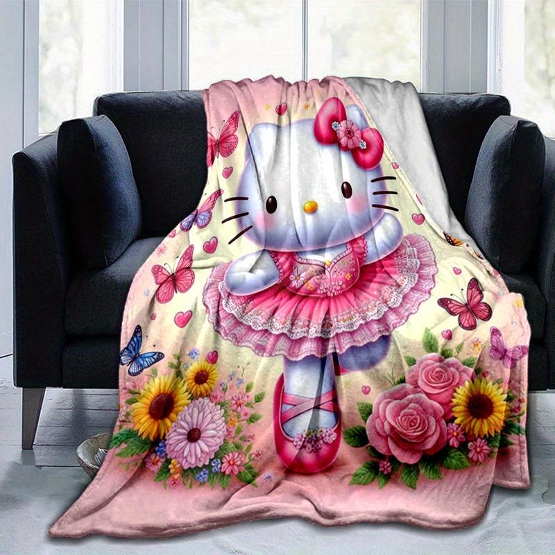 1pc. Hello Kitty Pink Butterfly Floral Throw Blanket - Cute Home Decor for Room, Office Napkin, Outdoor Picnic G 100x150cm
1pc. Hello Kitty Pink Butterfly Floral Throw Blanket - Cute Home Decor for Room, Office Napkin, Outdoor Picnic G 100x150cm