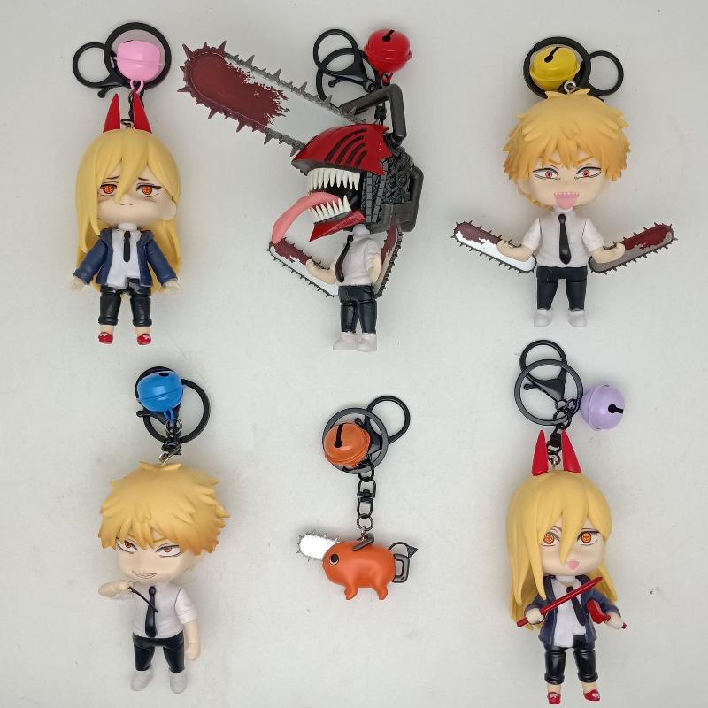 Anime Chainsaw Man PVC Action Figure Keychain Power Blood Demon Pochita Cosplay Accessory
Anime Chainsaw Man PVC Action Figure Keychain Power Blood Demon Pochita Cosplay Accessory