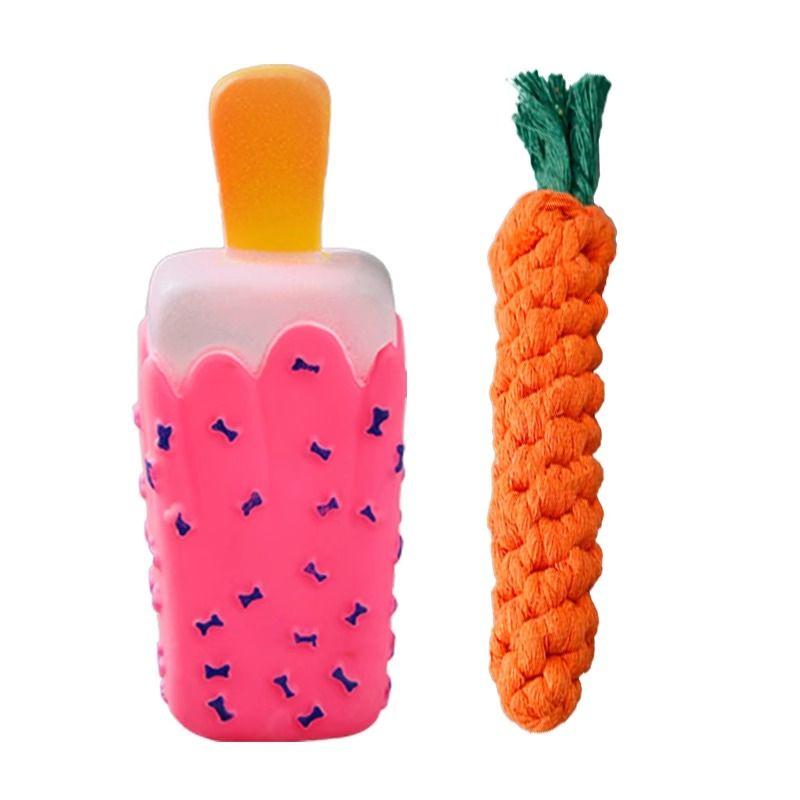 Dog Toy Silent Bite Rope Molar Teddy Bichon Bomei Golden Retriever Puppy Self-Hi Relieving Stuffy Artifact Pet Supplies Voice Ice Cream + Carrot
Dog Toy Silent Bite Rope Molar Teddy Bichon Bomei Golden Retriever Puppy Self-Hi Relieving Stuffy Artifact Pet Supplies Voice Ice Cream + Carrot