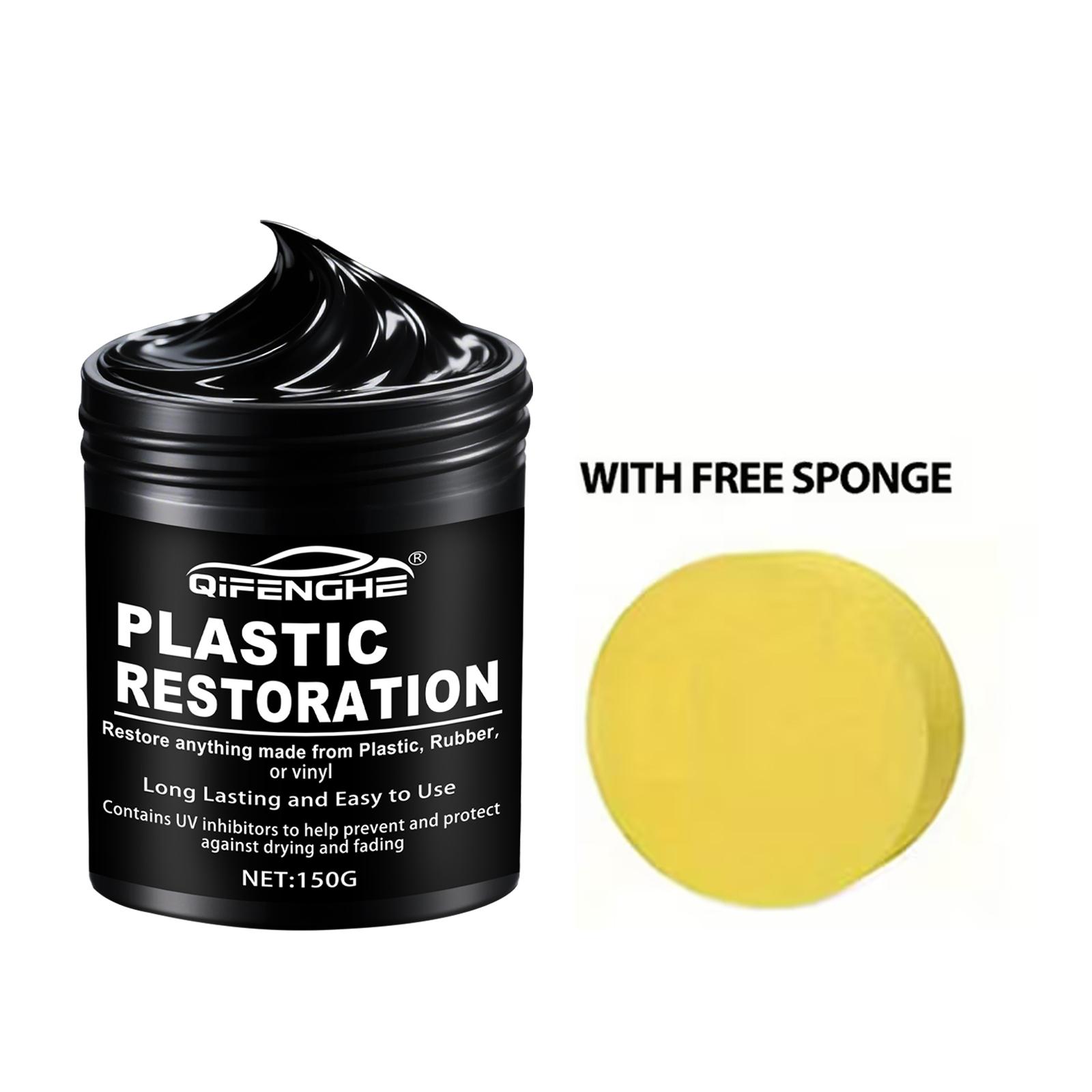 Car Plastic Restorer Polish Paste 150g - Tire, Interior & Bumper Shine & Protection, Long-Lasting Gloss, Automotive Plastic Care 150ml
Car Plastic Restorer Polish Paste 150g - Tire, Interior & Bumper Shine & Protection, Long-Lasting Gloss, Automotive Plastic Care 150ml