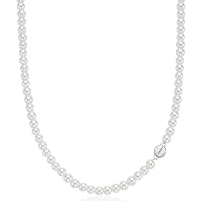 by hyeres Macaroon round pearl necklace 4mm (Silver) BH7N4A723WB400 single type
by hyeres Macaroon round pearl necklace 4mm (Silver) BH7N4A723WB400 single type