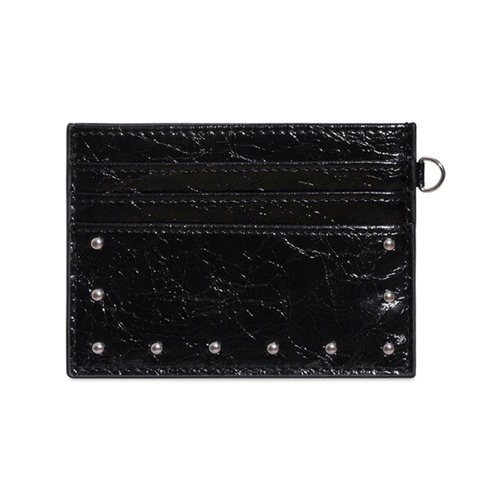 Fashion Rivet PU Leather Card Holder 11x8cm Slim Wallet With D-Ring Multi-Slot For Credit Cards IDs Portable Keychain Accessorie
Fashion Rivet PU Leather Card Holder 11x8cm Slim Wallet With D-Ring Multi-Slot For Credit Cards IDs Portable Keychain Accessorie