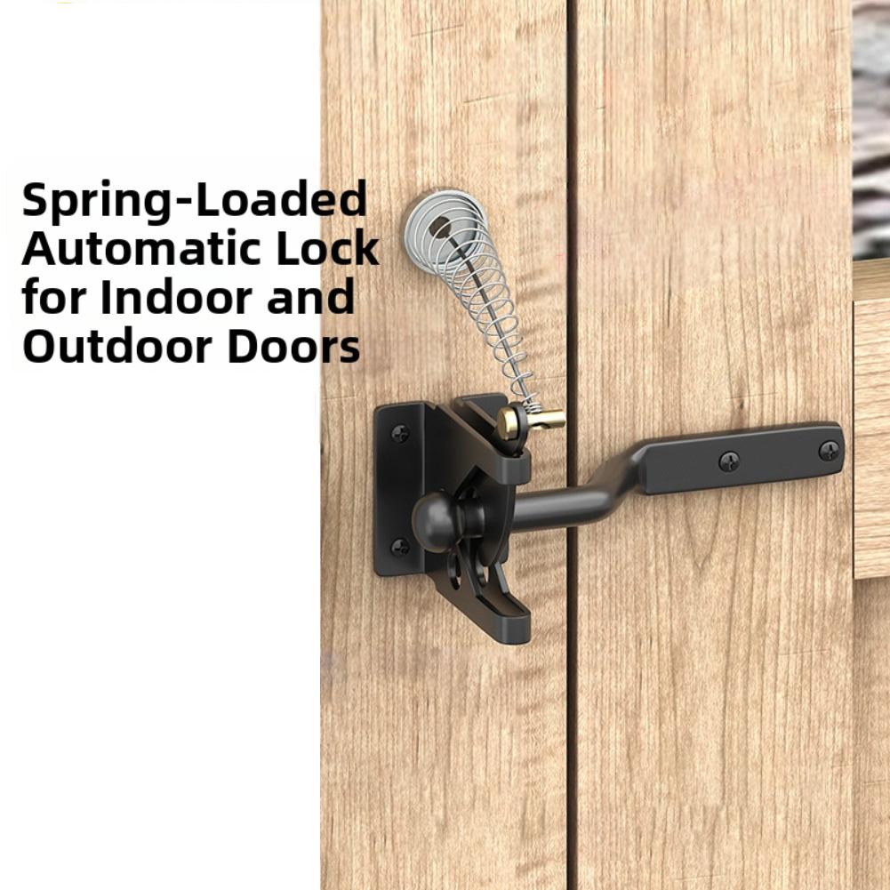 Black Automatic Gate Latch Versatile Gate Latch For Doors Single And Double Door Fit Carbon Steel Construction China Mainland
Black Automatic Gate Latch Versatile Gate Latch For Doors Single And Double Door Fit Carbon Steel Construction China Mainland