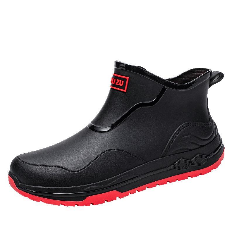 Urban Chelsea black and red short rain boots men s rain shoes rider rubber shoes express commuter shoes fishing shoes non-slip water shoes 44
Urban Chelsea black and red short rain boots men s rain shoes rider rubber shoes express commuter shoes fishing shoes non-slip water shoes 44