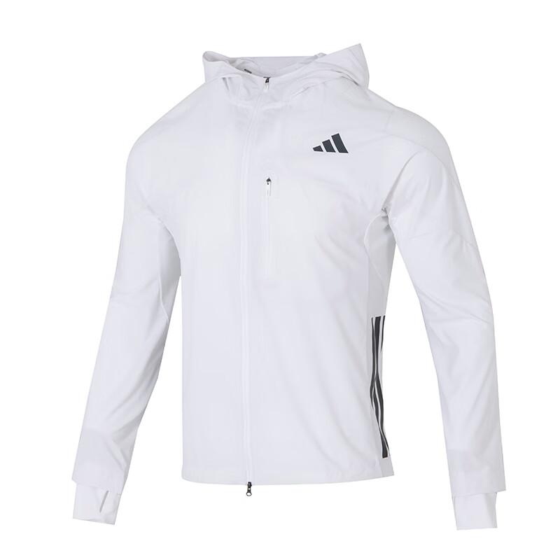 Adidas Adizero Беговая толстовка с капюшоном, приталенного кроя, на молнии, с длинными рукавами, Мужские куртки, Белый, JF3471 M
Adidas Adizero Беговая толстовка с капюшоном, приталенного кроя, на молнии, с длинными рукавами, Мужские куртки, Белый, JF3471 M