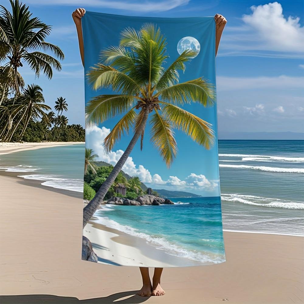 One Palm Tree-Themed Versatile Beach Towel Ideal for Holidays Trips Swimming, And Pool Activities Fast-Drying And Long-Lasting W30*H60(CM)
One Palm Tree-Themed Versatile Beach Towel Ideal for Holidays Trips Swimming, And Pool Activities Fast-Drying And Long-Lasting W30*H60(CM)