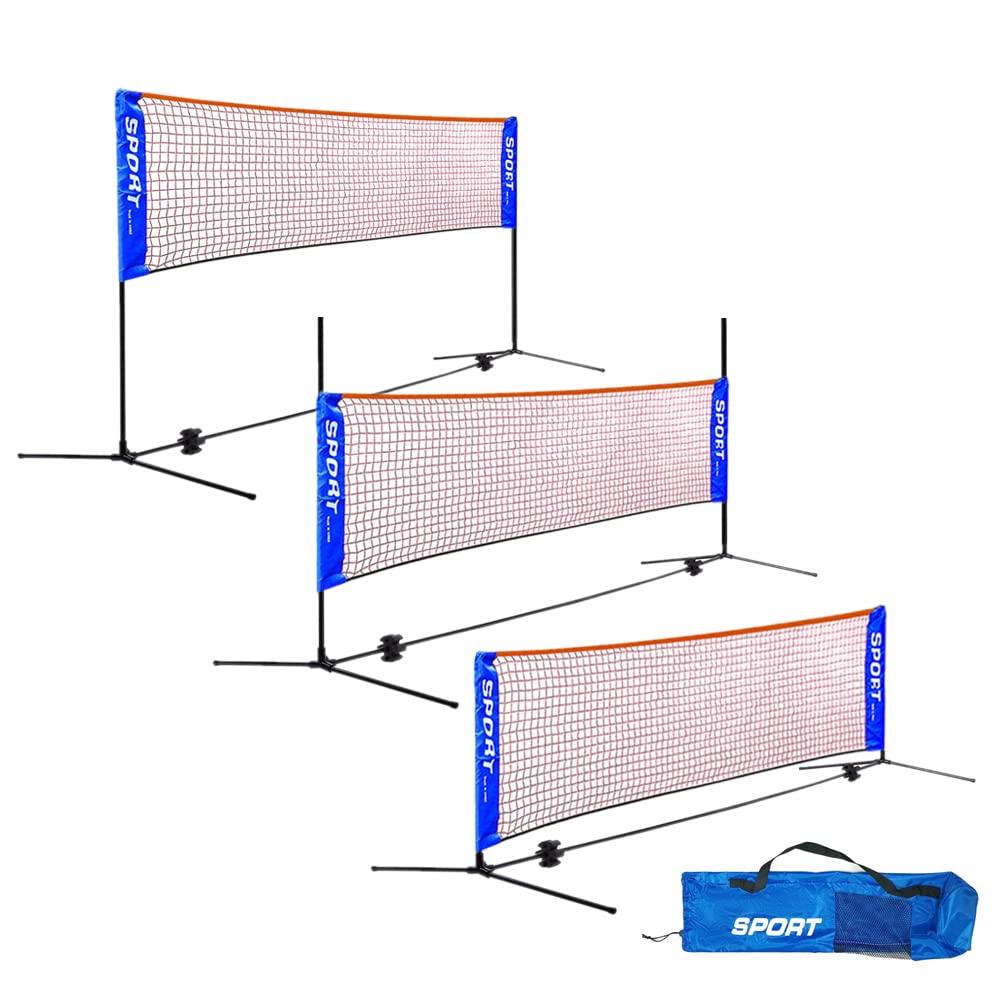 AKOZLIN Badminton Net Portable Badminton Net Width Adjustable Height Foldable Easy to Assemble with Storage Case for Home Practice Indoor Outdoor Park
AKOZLIN Badminton Net Portable Badminton Net Width Adjustable Height Foldable Easy to Assemble with Storage Case for Home Practice Indoor Outdoor Park