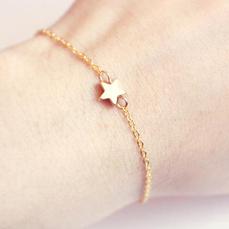 eBay European and American fashion creativity, five-pointed star peach heart bracelet, simple women s bracelet, star hand срібний
eBay European and American fashion creativity, five-pointed star peach heart bracelet, simple women s bracelet, star hand срібний