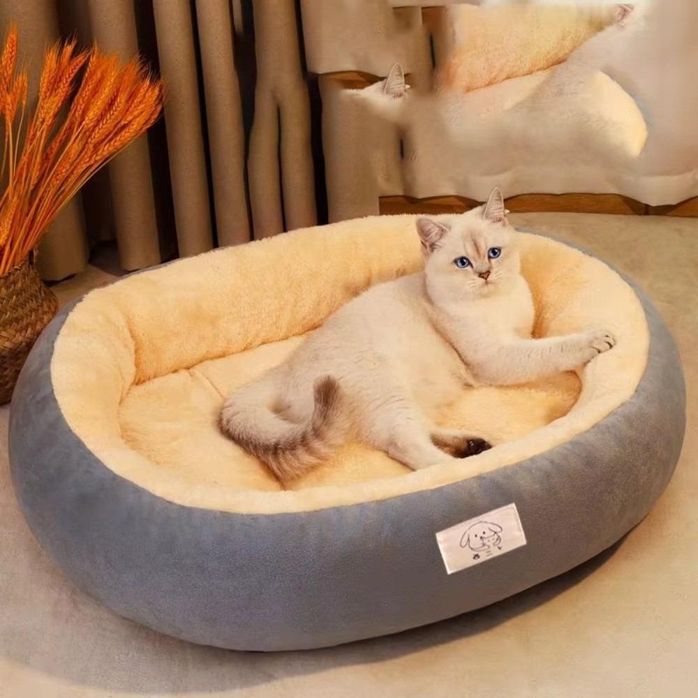 Warm Sleeping Plush Cat Bed Soft Cat Nest New Pet House Four Seasons Universal Grey-L
Warm Sleeping Plush Cat Bed Soft Cat Nest New Pet House Four Seasons Universal Grey-L