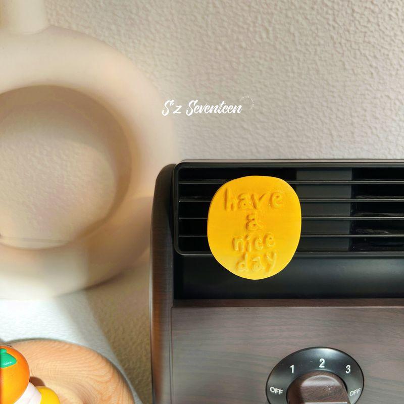 Orange-Themed Car Accessories, Car Air Freshener Diffuser Stone, Gift for Girls and Best Friends, New Car Gift English Word Plate and Free Aromatherapy
Orange-Themed Car Accessories, Car Air Freshener Diffuser Stone, Gift for Girls and Best Friends, New Car Gift English Word Plate and Free Aromatherapy