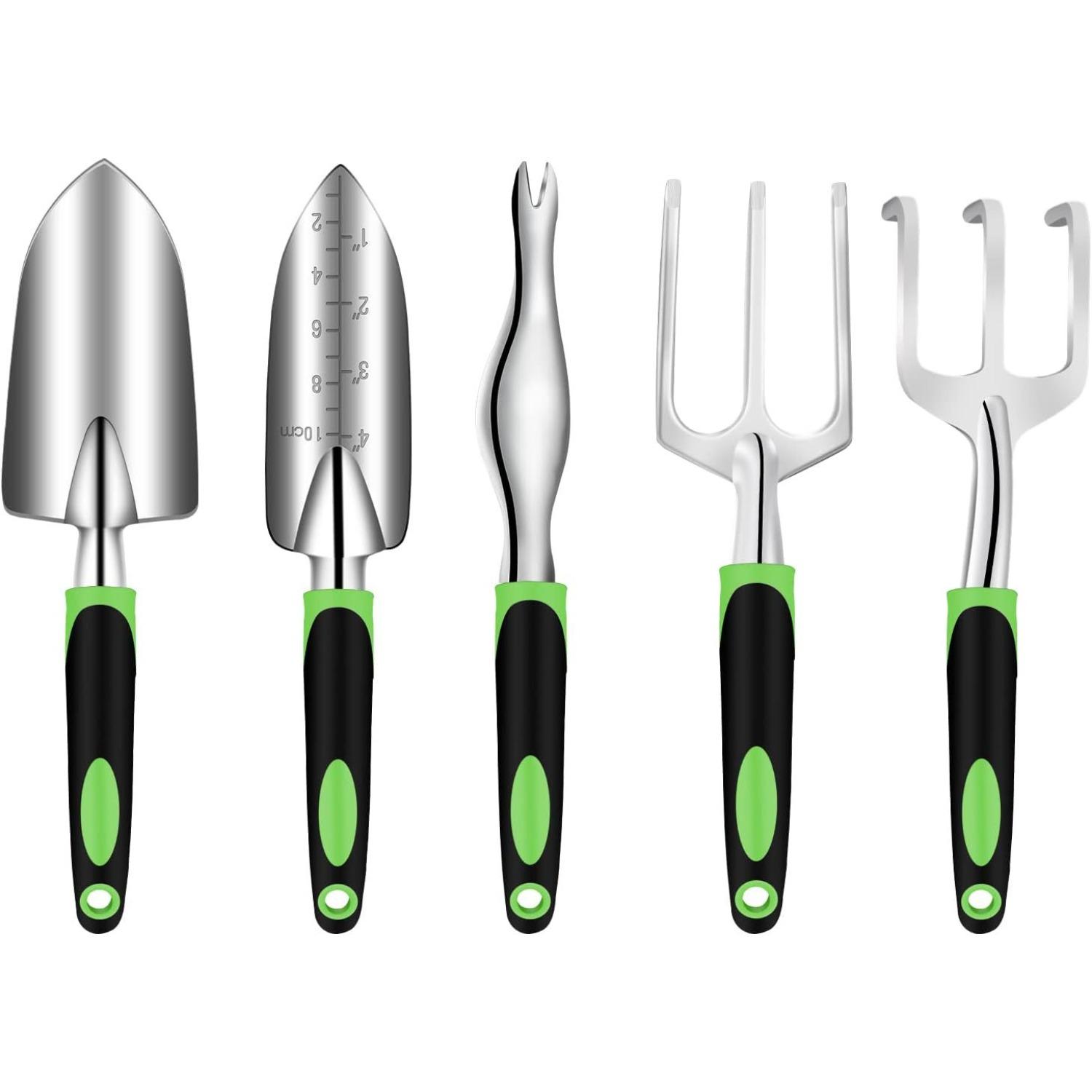 A 5-piece set of aluminum alloy garden tools for planting flowers and weeding, pp+tpr, Handle, Garden Set, Agricultural Tools Five piece set
A 5-piece set of aluminum alloy garden tools for planting flowers and weeding, pp+tpr, Handle, Garden Set, Agricultural Tools Five piece set