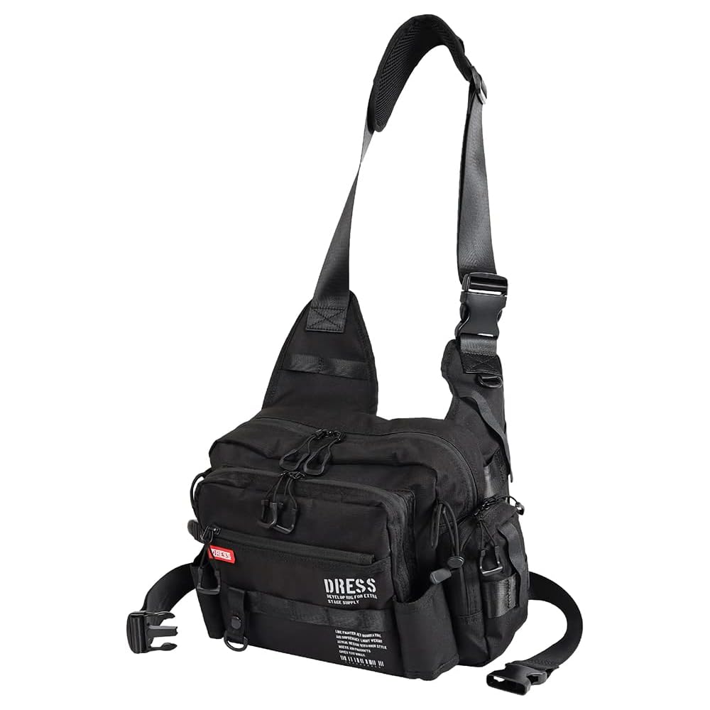 DRESS Holding Shoulder Bag, Graphite Black, Rod Holder, Run & Gun Bag, Fishing Backpack
DRESS Holding Shoulder Bag, Graphite Black, Rod Holder, Run & Gun Bag, Fishing Backpack