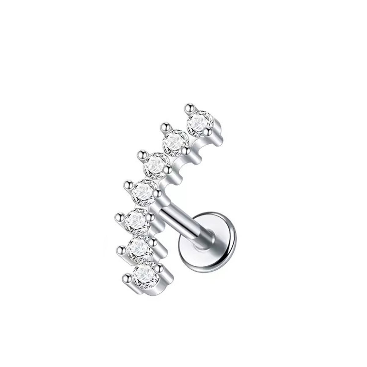 Серьги-штанги из стали в форме сердца и креста с цирконами - Женские серьги-пусеты 16G для хряща и губы 1.2*10
Серьги-штанги из стали в форме сердца и креста с цирконами - Женские серьги-пусеты 16G для хряща и губы 1.2*10