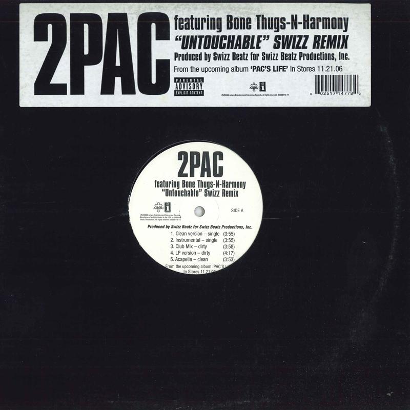 12-дюймовая пластинка 2PAC, BONE THUGS-N-HARMONY - Неприкасаемый (Swizz Ремикс) B000811611 AMARU ENTERTAIN US Рэп и Хип-хоп/R&B Б/У
12-дюймовая пластинка 2PAC, BONE THUGS-N-HARMONY - Неприкасаемый (Swizz Ремикс) B000811611 AMARU ENTERTAIN US Рэп и Хип-хоп/R&B Б/У