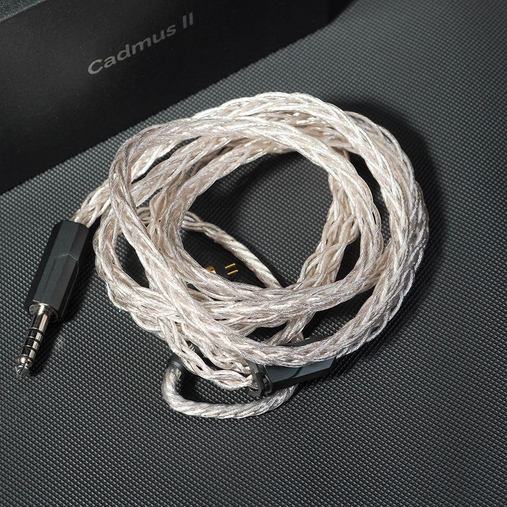 HiFiGo Effect Audio Signature Series II Cadmus II 8 Wire IEM HiFi Audiophile Earphone Wired Single Litz Copper Litz Silver Plated Cable Cable, (3.5mm)
HiFiGo Effect Audio Signature Series II Cadmus II 8 Wire IEM HiFi Audiophile Earphone Wired Single Litz Copper Litz Silver Plated Cable Cable, (3.5mm)