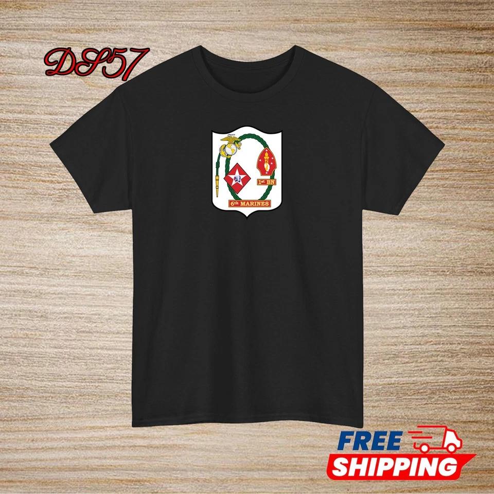 1st Battalion 6th Marine Regiment USMC Logo T-Shirt S to 5XL Made In USA L
1st Battalion 6th Marine Regiment USMC Logo T-Shirt S to 5XL Made In USA L