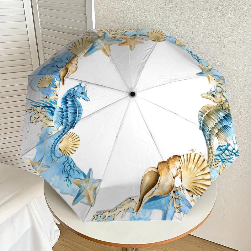 1pc Seashell Starfish Coral Frame Umbrella with Plastic Handle,Suitable for All Seasons Home Travel Outdoor UmbrellaDD1674
1pc Seashell Starfish Coral Frame Umbrella with Plastic Handle,Suitable for All Seasons Home Travel Outdoor UmbrellaDD1674
